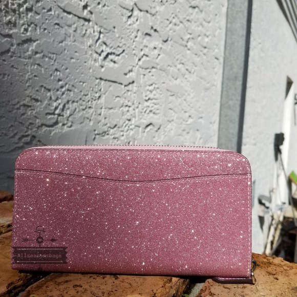 Kate Spade Lola Glitter Large Continental pink - Picture 7 of 11
